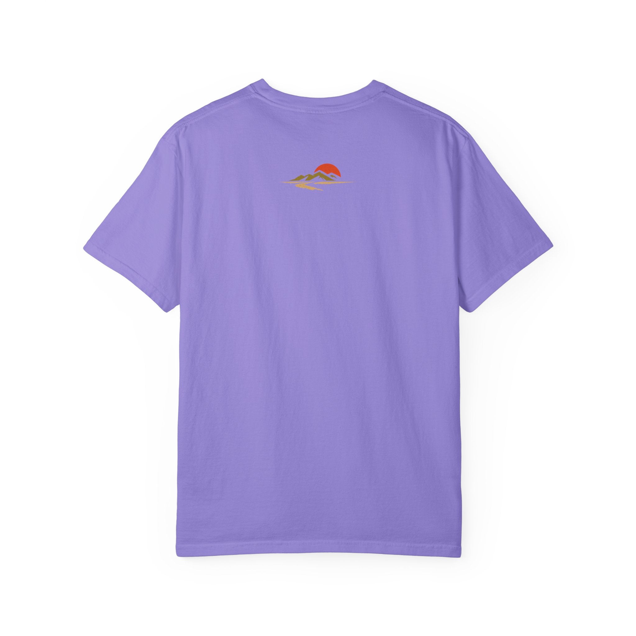 Dustline Cycling T-Shirt — Mountain Ride Graphic Tee ("Respect the ride. Trust the gear.")