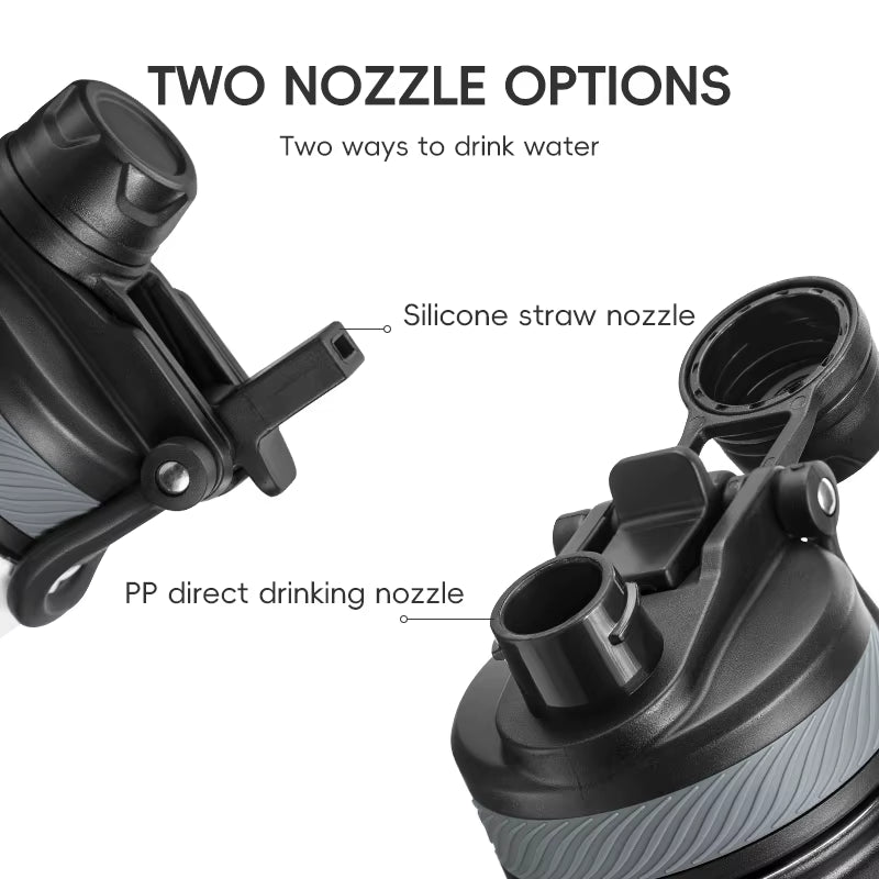 ROCKBROS Cycling Water Bottle Thermal Drinkware Vacuum Flasks & Thermoses Bottle 500Ml 650Ml 1000Ml 1200Ml Cycling Water Bottle