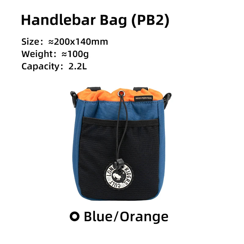 C-HOLD Bike Handlebar Stem Bag Water Bottle Bicycle Bag Snack Storage Bikepacking Touring Commuting Insulated Kettle Pouch