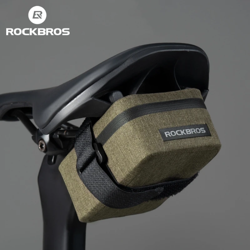 Bike Saddle Bag Waterproof MTB Road Bike Bag Portable 0.4Lmini Tail Bag Lightweight