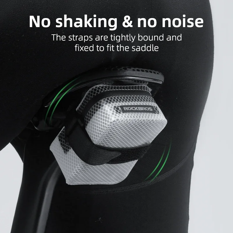 Bike Saddle Bag Waterproof MTB Road Bike Bag Portable 0.4Lmini Tail Bag Lightweight