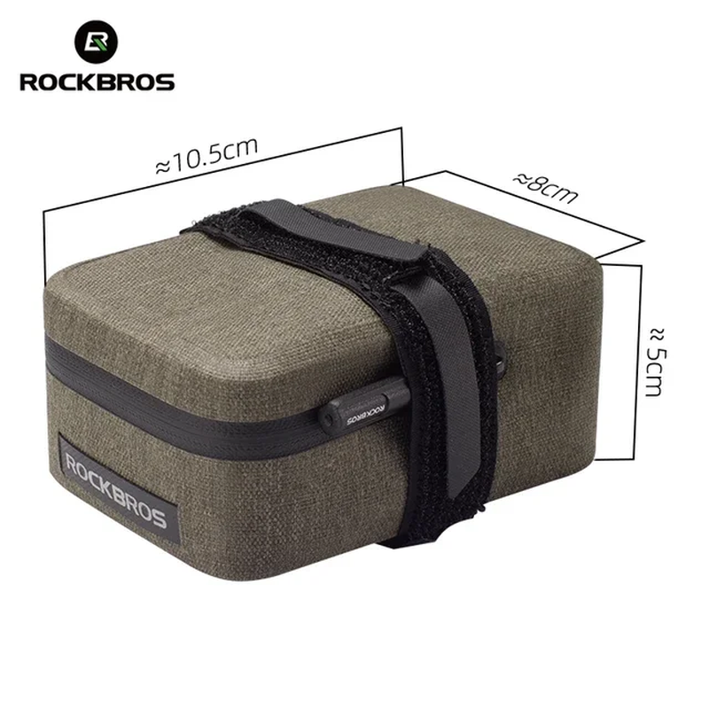 Bike Saddle Bag Waterproof MTB Road Bike Bag Portable 0.4Lmini Tail Bag Lightweight
