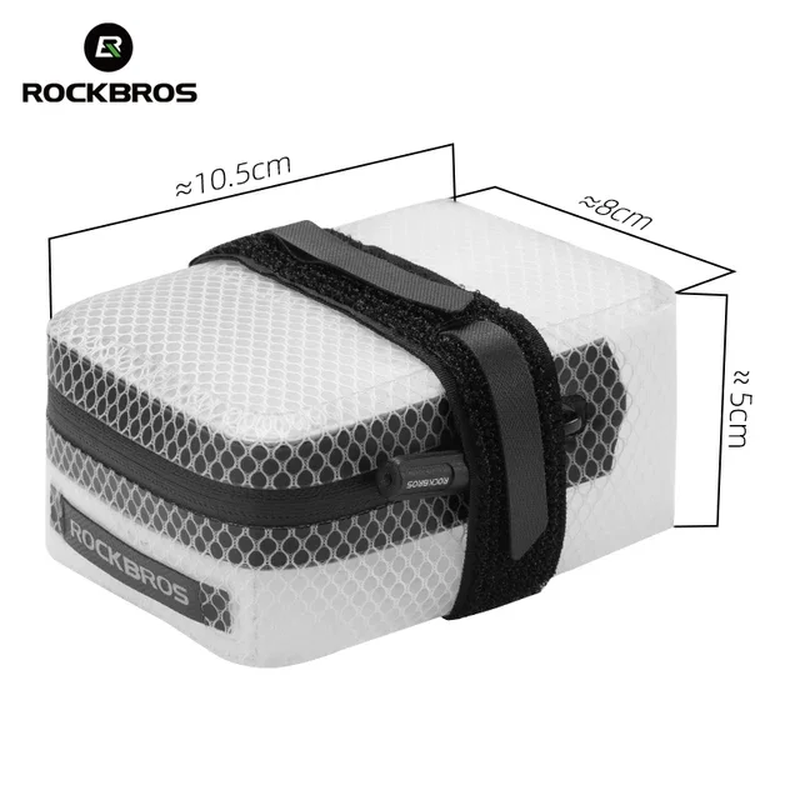 Bike Saddle Bag Waterproof MTB Road Bike Bag Portable 0.4Lmini Tail Bag Lightweight