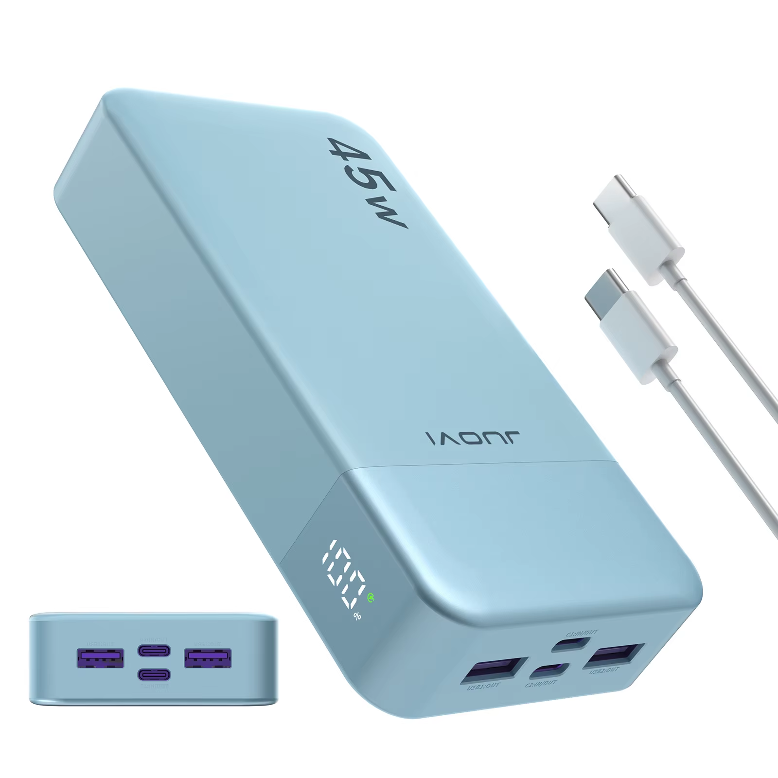 JUOVI 20000mAh Portable Charger for Travel and Adventure