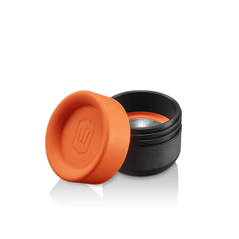 Minipresso GR2 Baskets Set, Includes Two Ground Coffee Filter Baskets and Protective Case