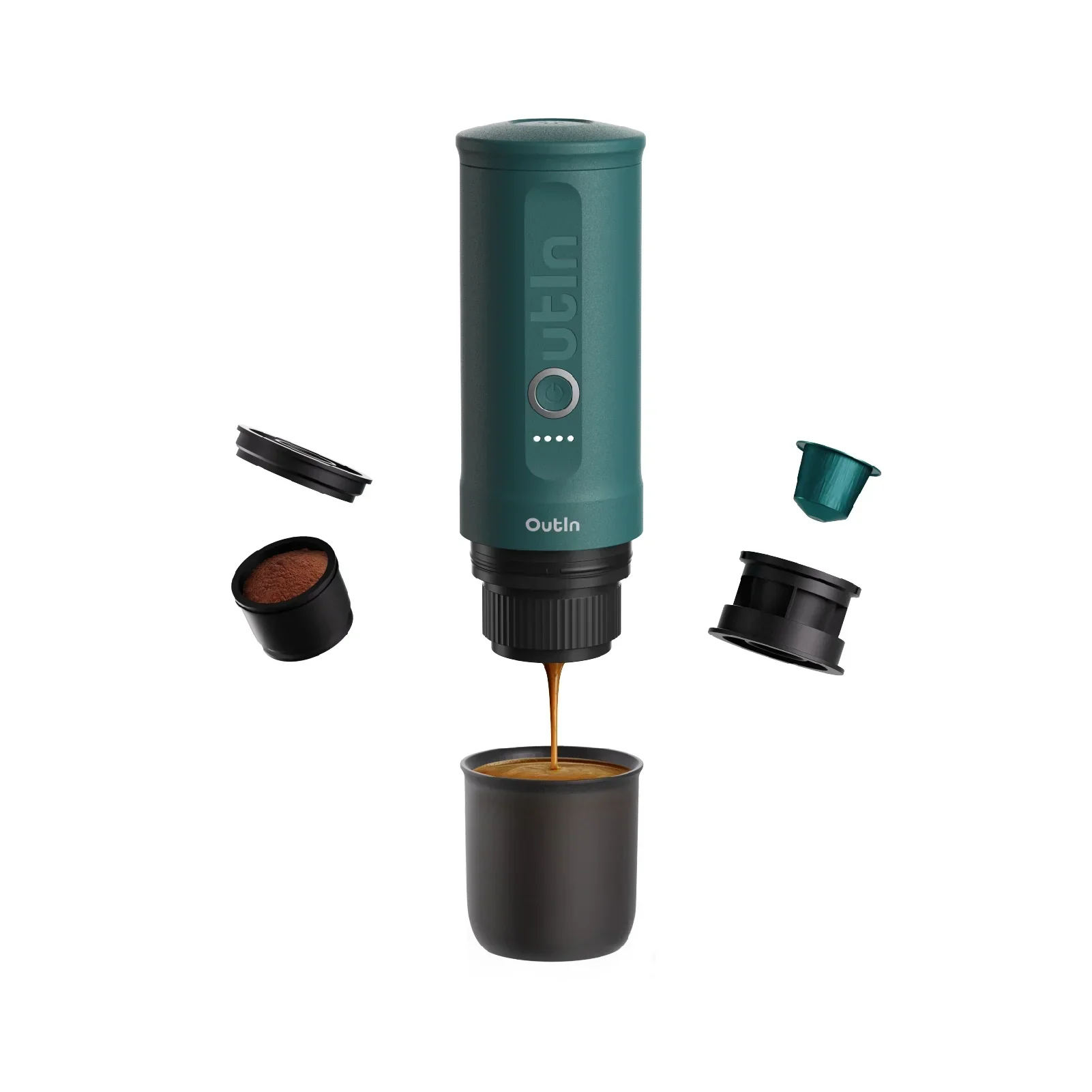 Nano Portable Espresso Machine ( Teal)