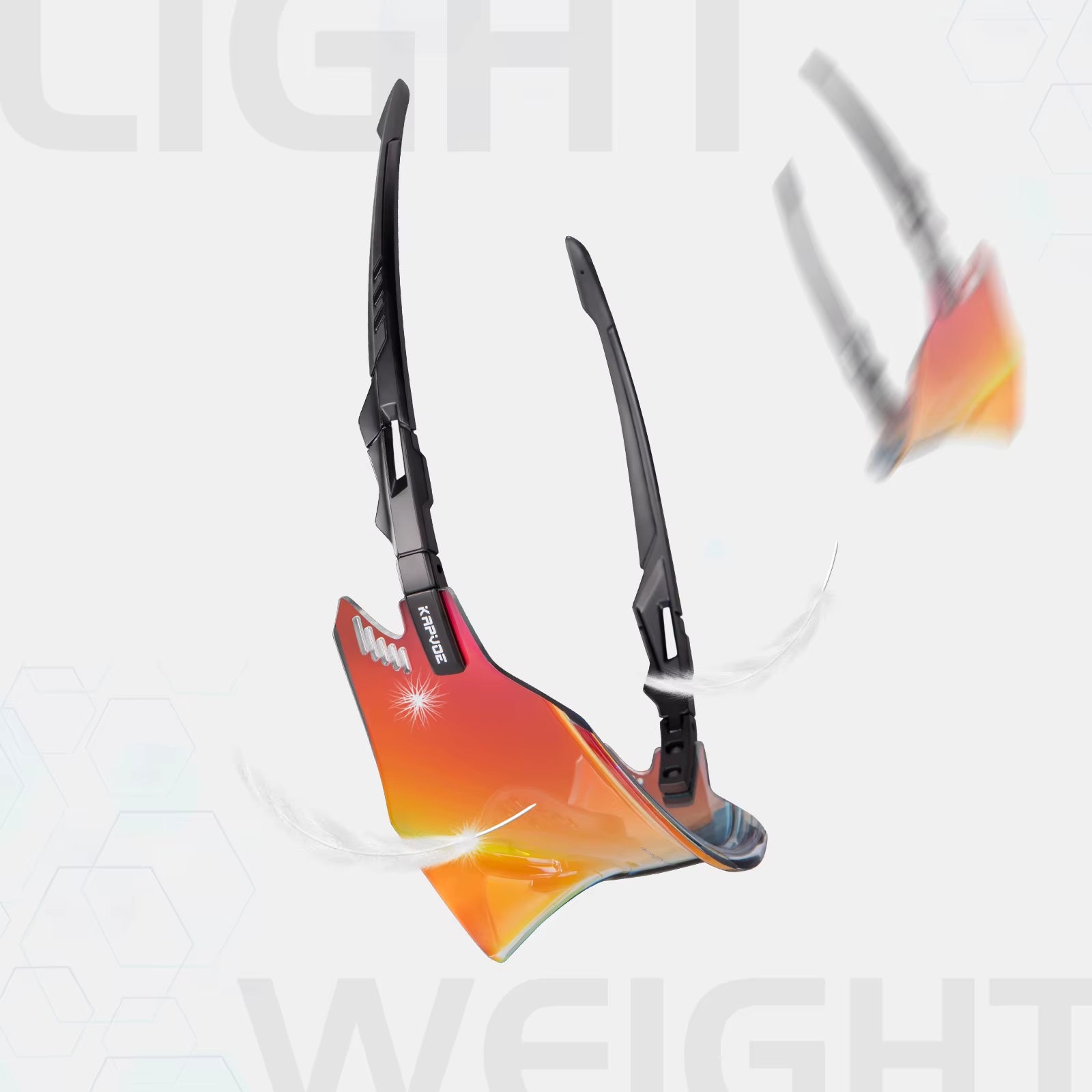 KAPOVE Photochromic Mountains Sports Road Cycling Sunglasses UV400 Cycling Eyewear Men Women Bicycle Riding Driving Glasses