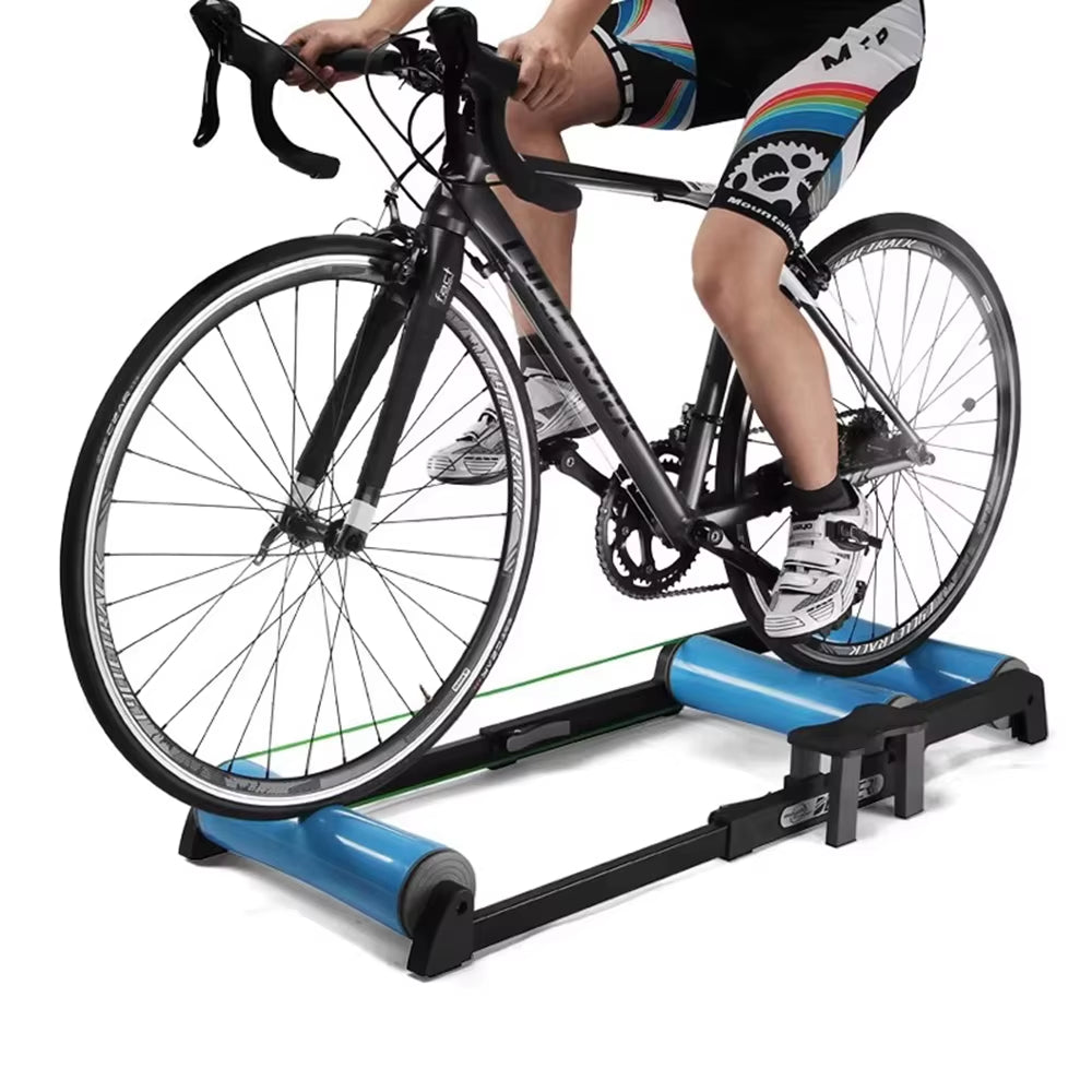 Bike Roller Trainer MTB Road Cycling Platform Trainer Adjustable Riding Platform Aluminium Alloy Mute Indoor Exercise Home Gym