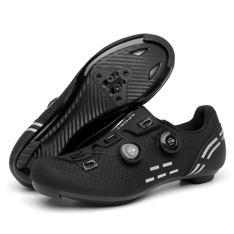 Speed Cycling Sneakers Road Bike Shoes Men Women Sports Route Cycling Shoes Self-Locking Racing Bicycle Cleats Shoes for Shimano
