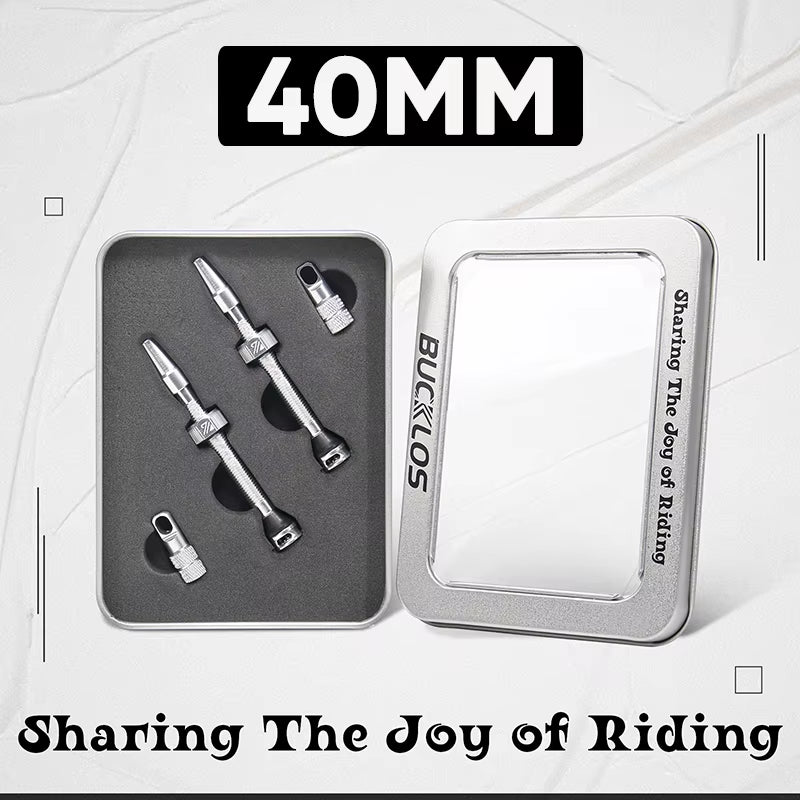 40/44/55/60/65/80/100Mm Tubeless Valves Bike Aluminum Alloy Presta Nipples Removable Core Air Valve for Road MTB Bicycle