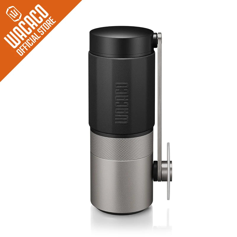Exagrind, Portable Manual Coffee Grinder with Stainless Steel Conical Burr, Mini Grinder