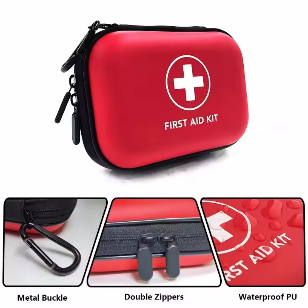 First Aid Kit Bag Empty First Aid Storage Box Waterproof Small First Aid Bag Protect Your Loved Ones Ideal for Home Office Car