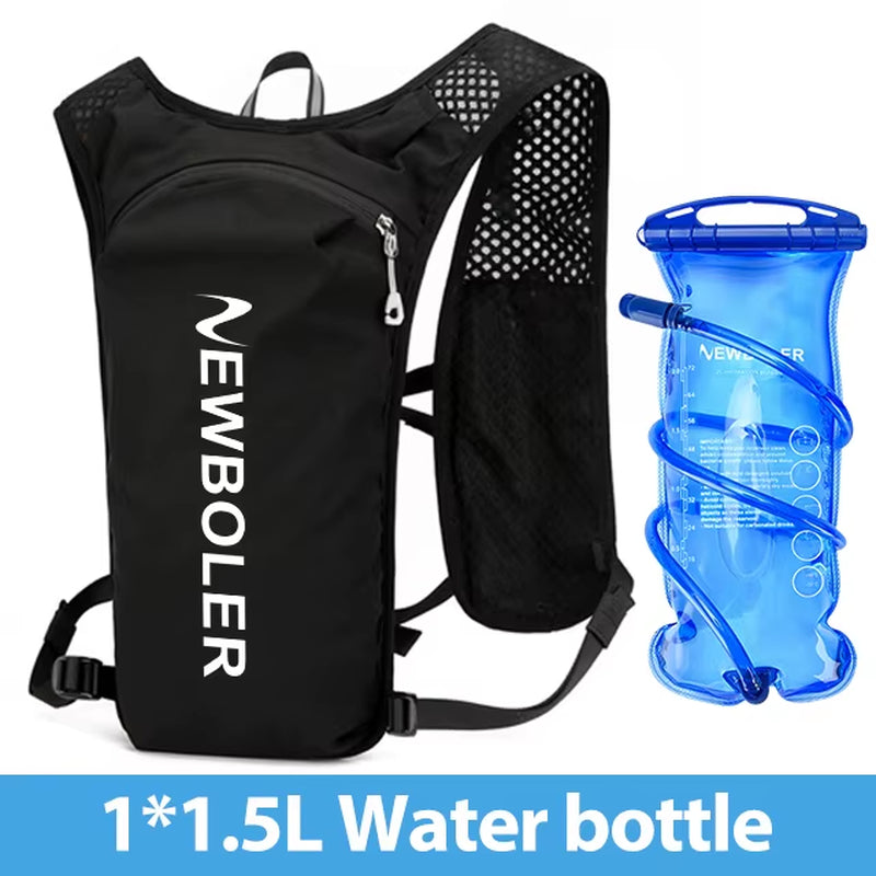 Trail Running Backpack 5L Ultra Lightweight Hydration Vest Breathable Functional Pack for Marathon Cycling Hiking