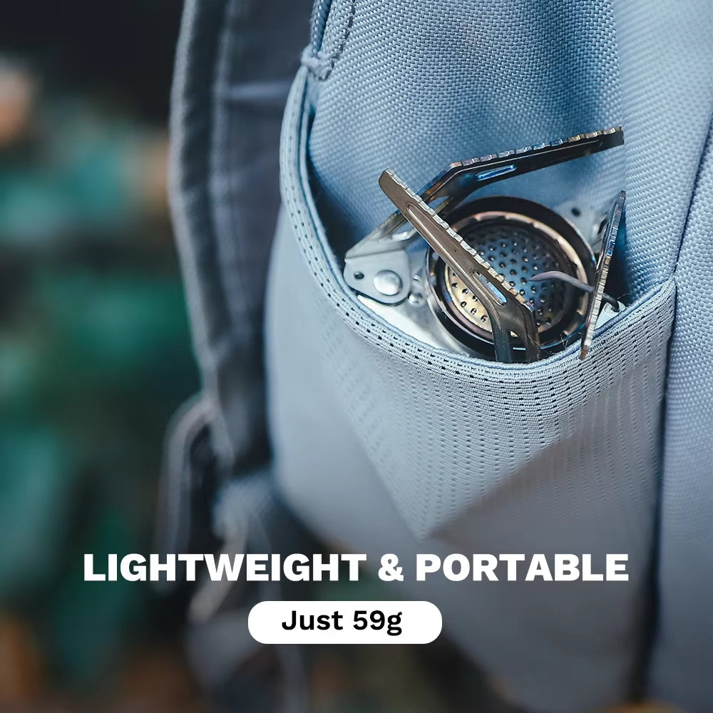 Torch Gas Stove Ultralight Portable Backpacking Camp Burner with Piezo for Camping Hiking Trekking 7165Btu/H