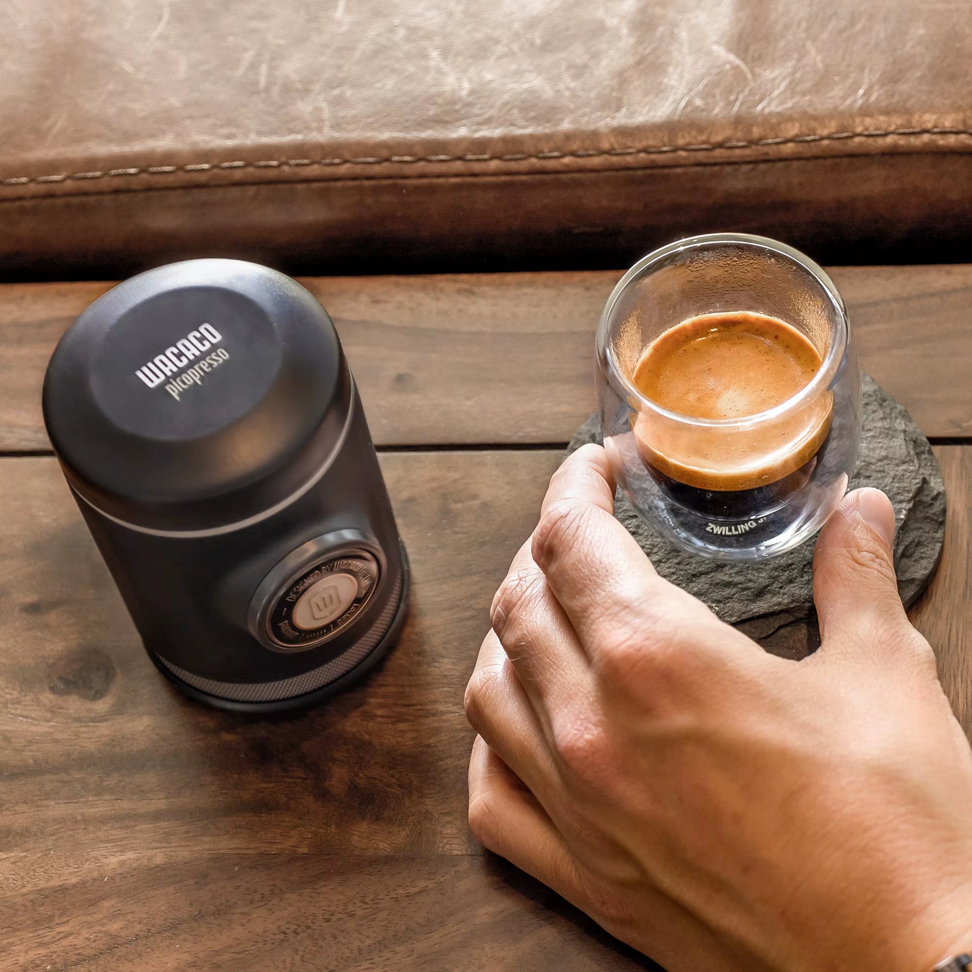 Picopresso Portable Espresso Maker, Specialty Coffee Machine, 18 Bar Pressure Travel Coffee, Gift, New Year