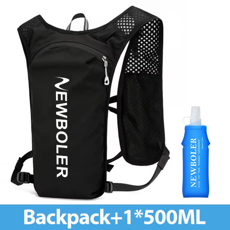 Trail Running Backpack 5L Ultra Lightweight Hydration Vest Breathable Functional Pack for Marathon Cycling Hiking