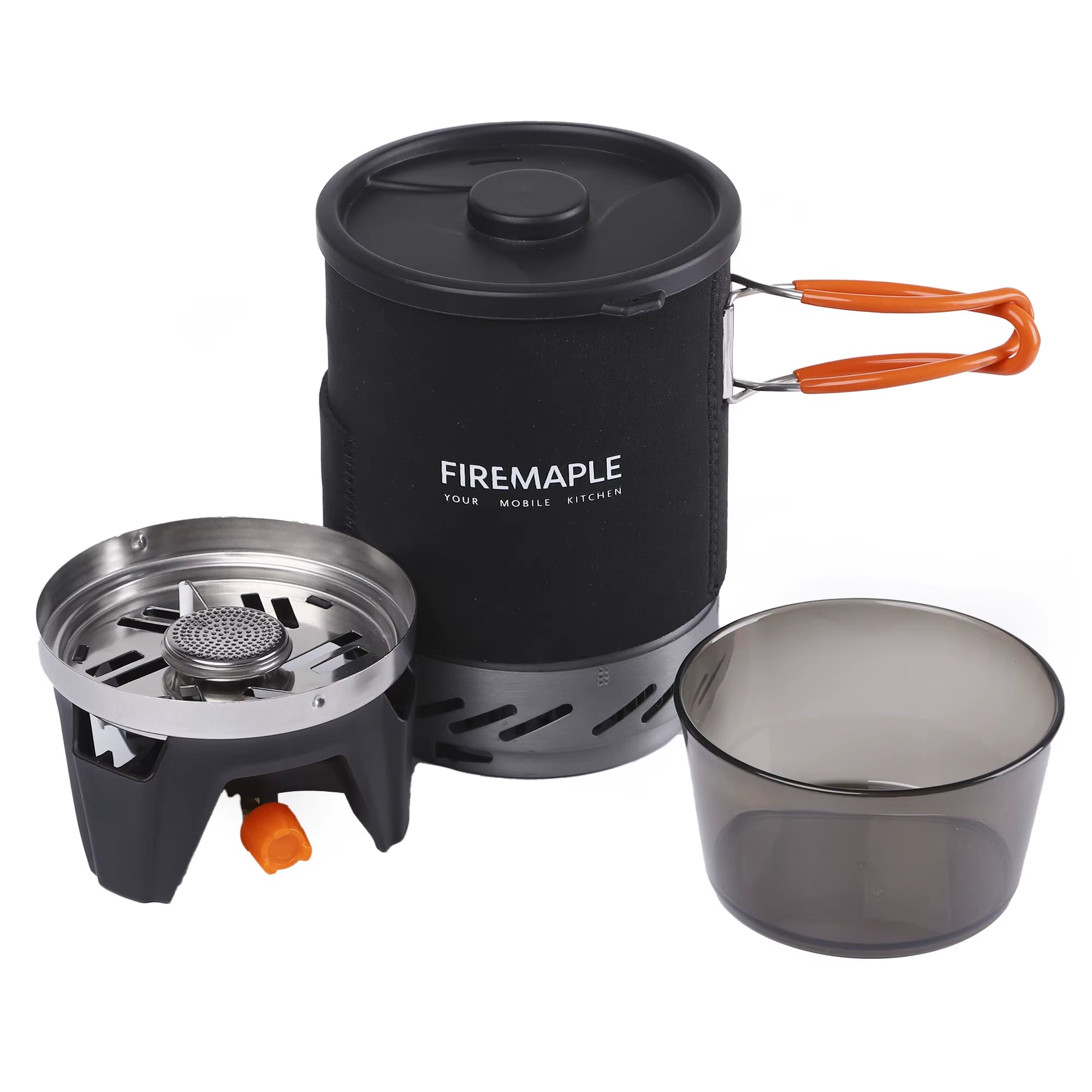 Fire Maple Star X1 Camping Stoves Outdoor Hiking Cooking System with Stove Heat Exchanger Pot Bowl Portable Gas Burners FMS-X1