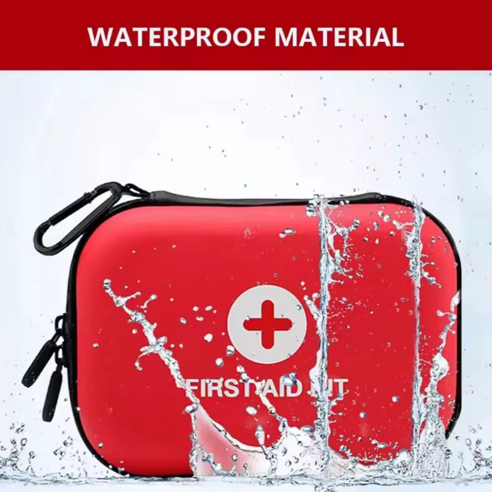 First Aid Kit Bag Empty First Aid Storage Box Waterproof Small First Aid Bag Protect Your Loved Ones Ideal for Home Office Car