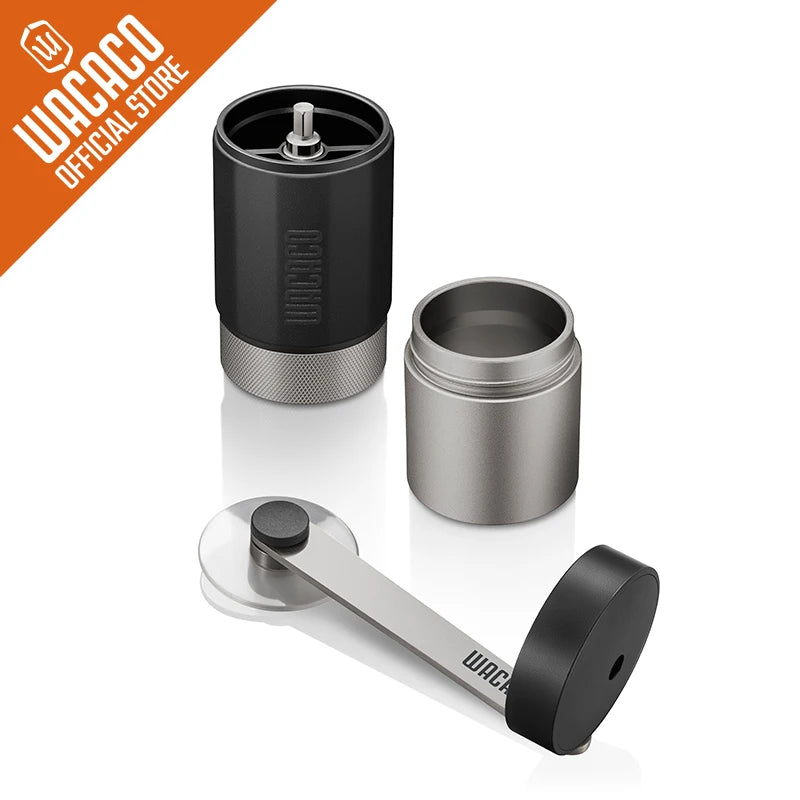 Exagrind, Portable Manual Coffee Grinder with Stainless Steel Conical Burr, Mini Grinder