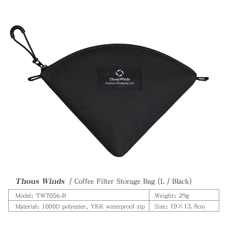 Camping Portable Coffee Paper Storage Bag Outdoor Kitchen Organizer Multifunctional Camping Supplies