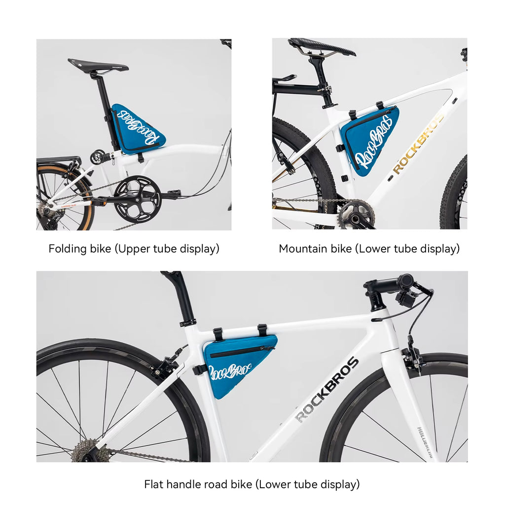 Bicycle Bottom Tube Bag Triangle Upper Top Tube Bag Front Beam Bike Bag MTB Road Vehicle Tool Saddle Bag Cycling Bags