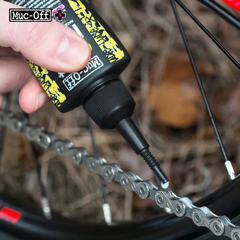 Muc-Off Bicycle Chain Lubricant Ceramic Wax / Dry / Hydro Dynamic Chain Lube Long Lasting Oil Bike Gear Lubricant Lube 50/120Ml